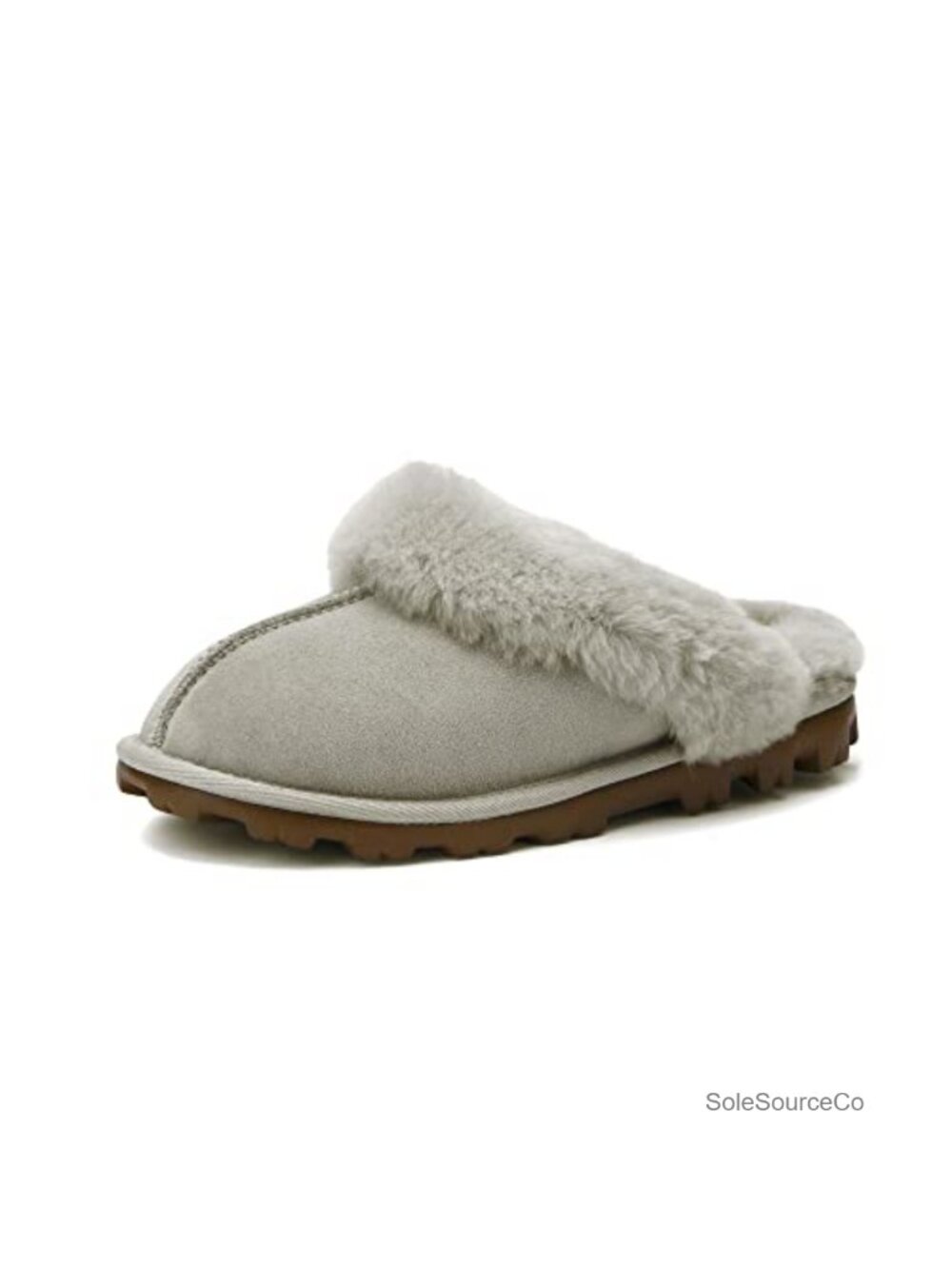 Genuine Australian Sheepskin Scuff Slippers for Women, Fur Lined Cozy